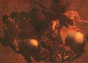  Leonardo  Da Vinci The Battle of Anghiari oil painting picture wholesale